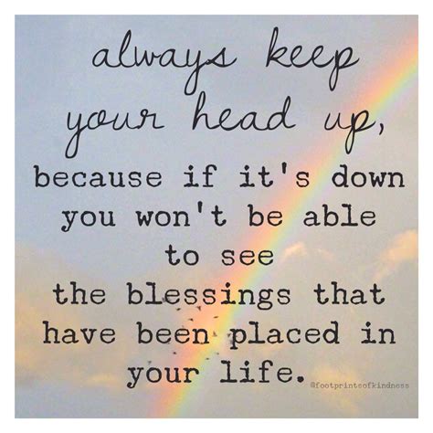 keep your head up sayings.